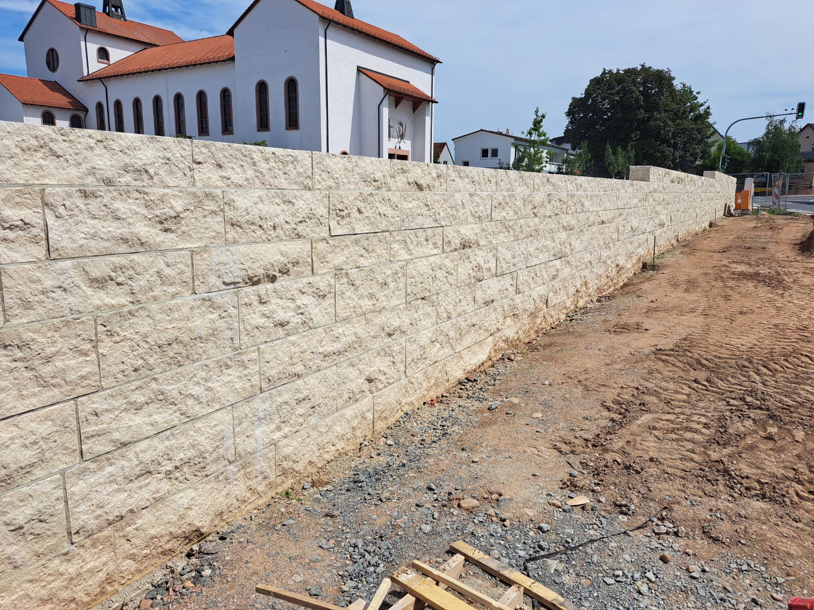 Natursteinmauer